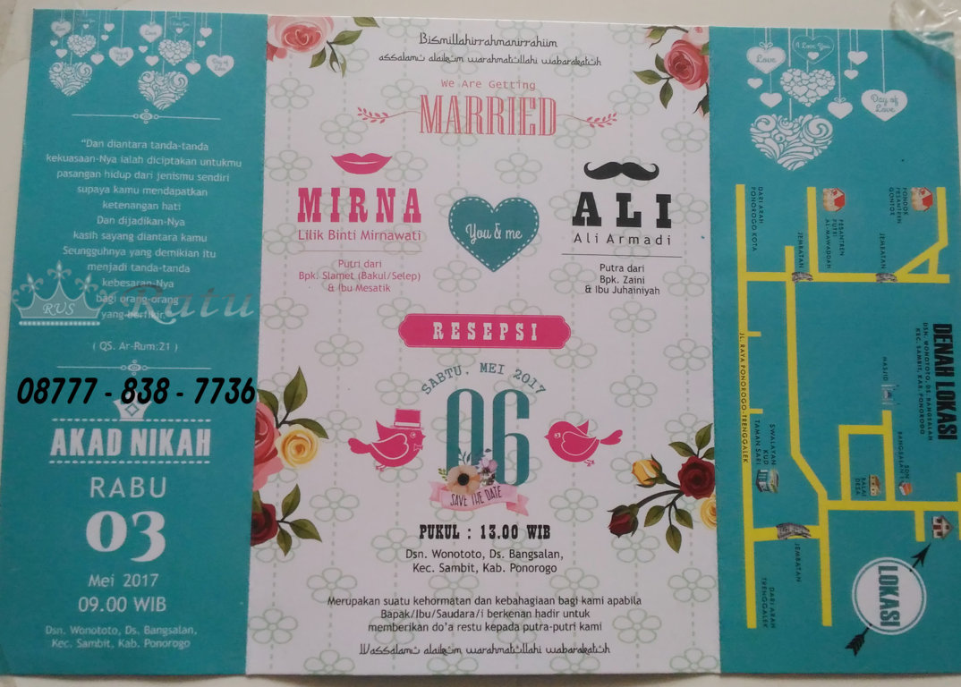 Undangan pernikahan murah Surabaya , Sidoarjo  RATU 