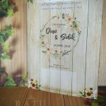 Undangan Pernikahan Softcover murah, Vintage Wedding Invitation