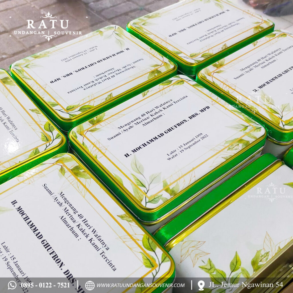 Paket Souvenir Tahlil Untuk Acara 40 Dan 100 Hari | RATU UNDANGAN ...